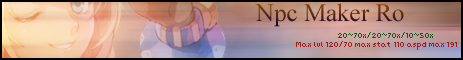 NpcMakerRO Middle Rates Banner