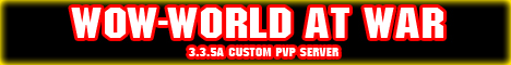 WoW-World At War 3.3.5a Custom PVP Banner